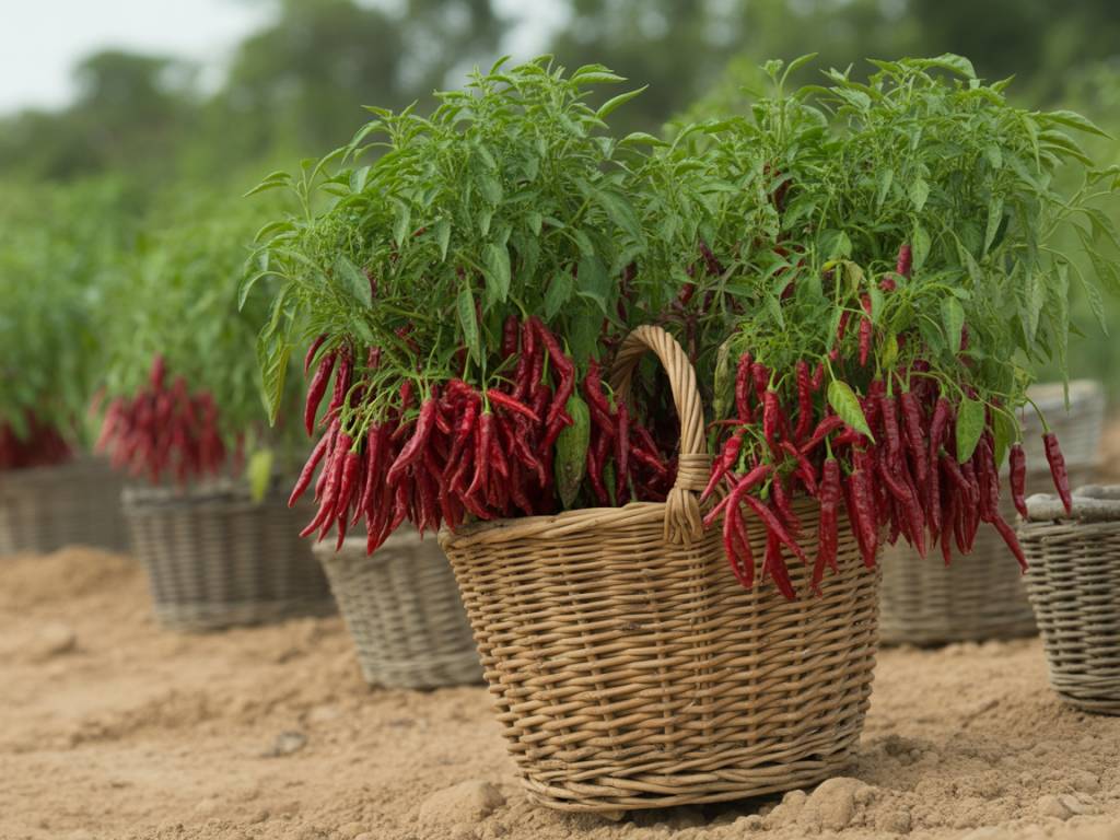 Culture du piment espelette : semis, plantation et récolte