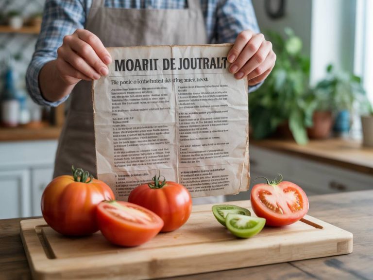 Pourquoi le papier journal fait mûrir les tomates : explication et méthode à tester chez soi